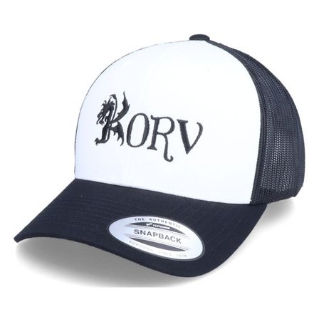 Iconic - Vit trucker Keps - Korv Klassisk White/Black/White Trucker @ Hatstore