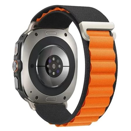 Alpine Nylonarmband kompatibel med Samsung Galaxy Watch 8 44mm 40mm Classic 46mm Bekvämt armband Galaxy Watch Ultra 2025 47mm