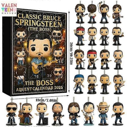 Bruce Springsteen "The Boss" Jul Akryl Hänge Blind Box Dekoration
