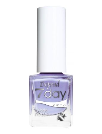 7Day Hybrid Polish 7285 Neglelakk Sminke Lilla Depend Cosmetic*Betinget Tilbud