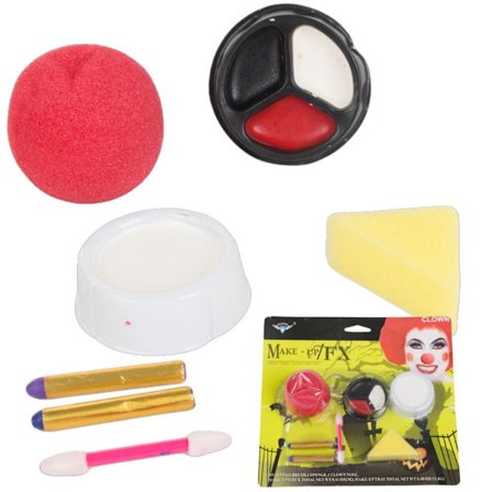 Makeup kit clown nos för halloween makeup för cosplay makeup