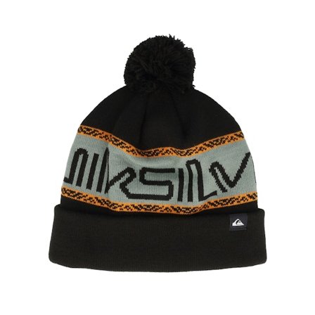Quiksilver - Noir pom Bonnet - Summit Beanie True Black Pom @ Hatstore