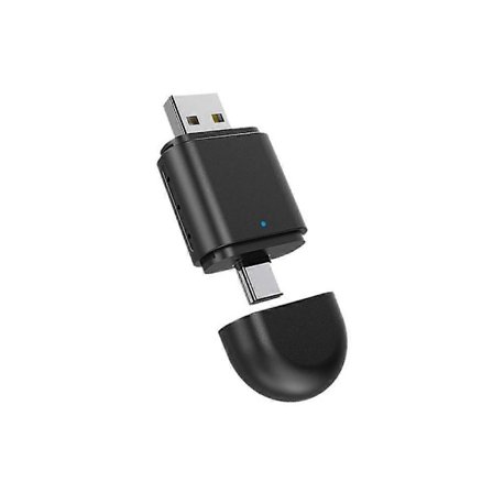 2-in-1 Android Auto langaton adapteri ja langaton CarPlay-adapteri, Plug & Play -auto