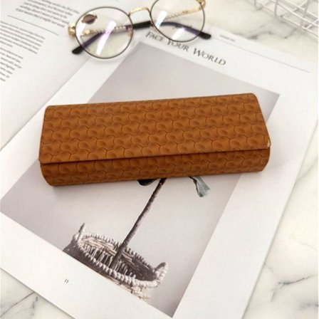 Glasögonlåda Case MÖRKBRUN