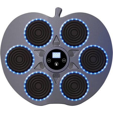 Musikaalinen nyrkkeilykone, älykäs seinään asennettava nyrkkeilykone - Bluetooth ja nyrkkeilyhanskat aikuisille ja lapsille, 9 nopeutta ja 