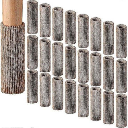 Stolsbensskydd, 32-pack Stickade Möbelstrumpor Ben Golvskydd