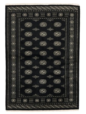 170X243 Tapis D'orient Pakistan Boukhara 3Ply Noir/Vert Foncé (Laine, Pakistan)