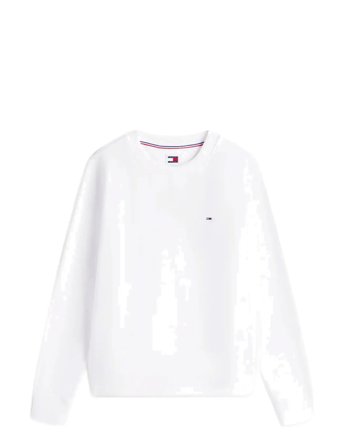 Tjw Reg S Flag Crew White Tommy Jeans
