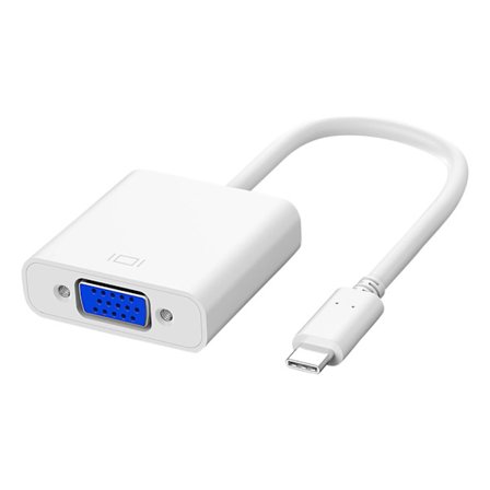 Multifunktionell USB C till VGA-adapter Typ C till VGA-adapterkonverterare