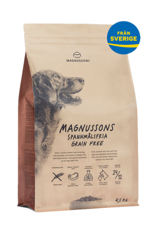 Magnussons - Kornfri - 4,5kg - Hund - Hundefôr & hundemat - Tørrfôr for hund - ZOO.no