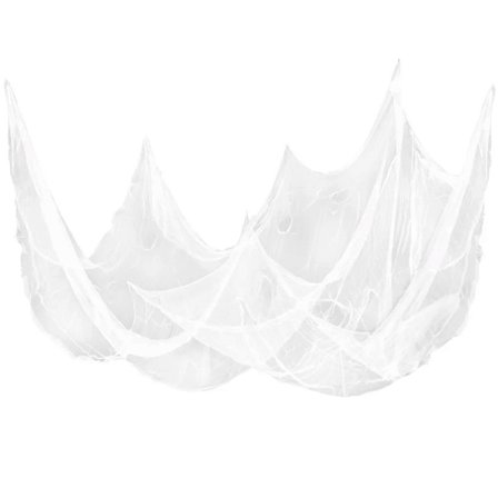 Dekorationstyg Skräck Vit 210x300cm - Halloween Dekoration - Kalaslagret.se