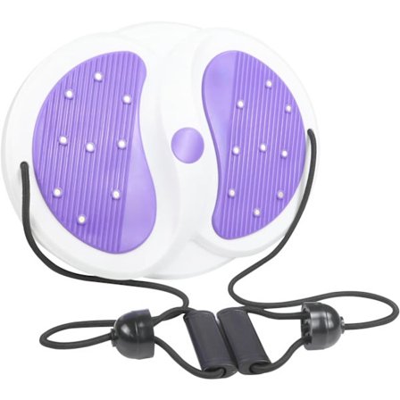 Midjetvinnare Maskin, Vridskiva med Handtag för Viktminskning & Kroppsformning, Träningsutrustning för Hemma med Fotmassage - Kvinnor &