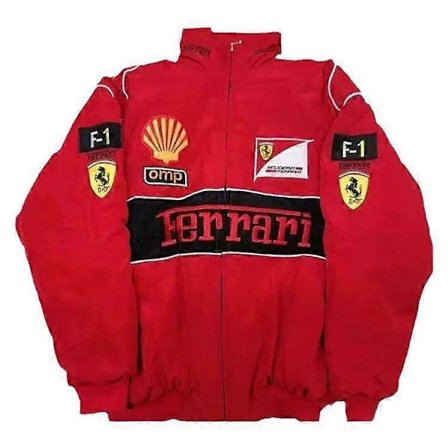 Ny F1 sommer tynd racerdragt sportsjakke racerdragt college stil retro