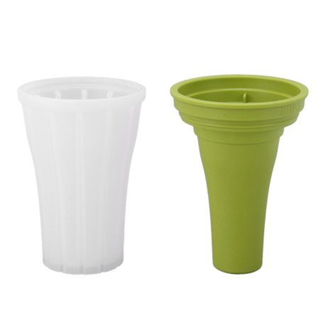 Slushie Maker Kop Hurtigfrysning 150 ml Stor Kapacitet Drikfremstilling med Låg til Sommer Grøn