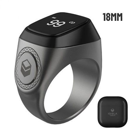 Vanntett Iqibla Zikr 1 Tasbih Smart Ring For Muslimer Tally Tasbeeh Teller