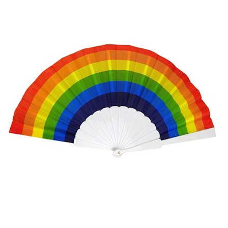 Rainbow Fans Rainbow Hand Fan A A