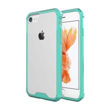 Stöttåligt Mobilskal Med Färgram- Iphone 7/8/se 2020 Turkos