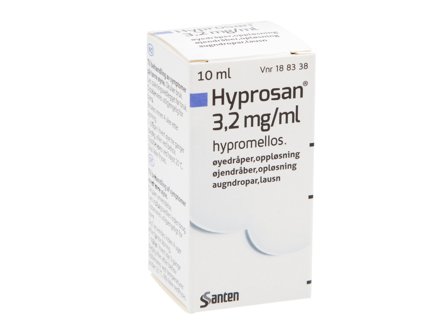 Hyprosan Øyedråper 3,2mg/ml, 10 ml