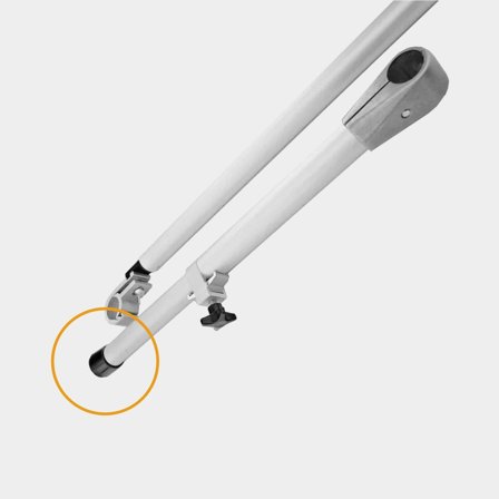 Koncovka / plastová patka pro NOA teleskopickou nohu a A-nohu, Ø25 mm