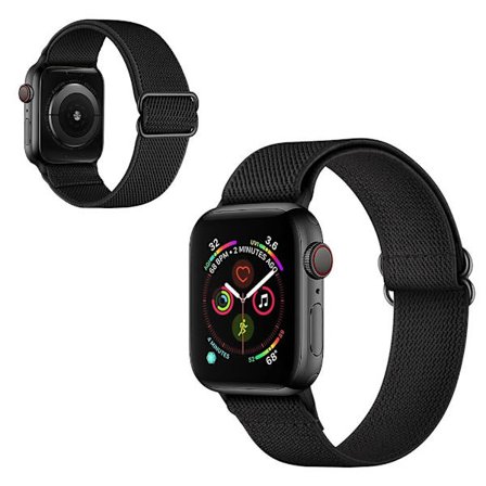Apple Watch Series 6 / 5 40 mm urrem i vævet stil - Sort