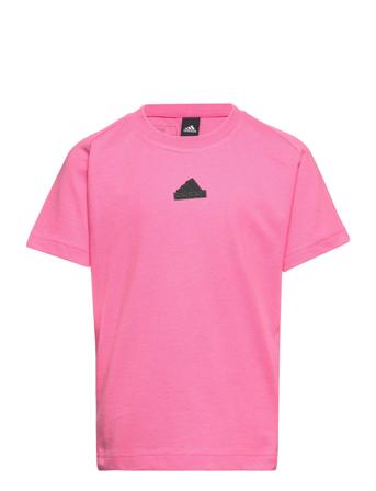 J Z.n.e. Tee T-shirts Short-sleeved Rosa Adidas Sportswear*Betinget Tilbud