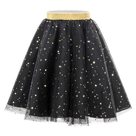 Halloween Kjol Svart 3-7 år