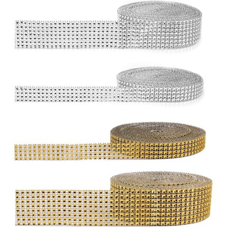 (Sølv og gull) Gull- og sølvbånd for bryllupskaker, fødsel