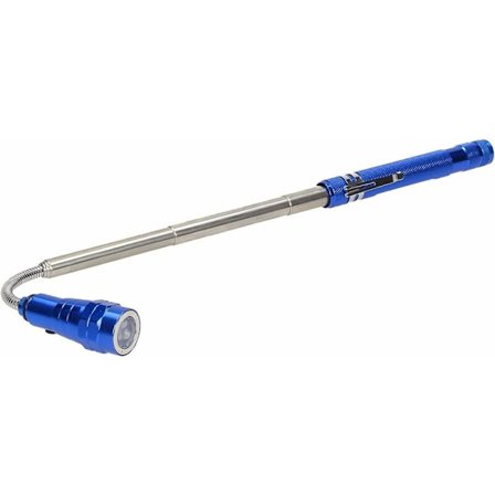 WL-9 Teleskooppinen LED-taskulamppu 17-57 cm 3 LED 4 x LR44 Liikkuva pää Magneetti Työpajataskulamppu