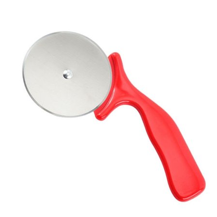 Pizza Slicer Pizzaskärkniv Tårtverktyg Pizzahjul - Röd