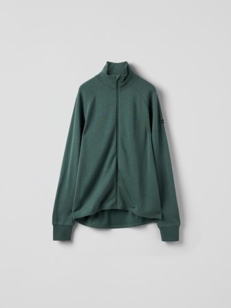 Polarn O. Pyret - Jacket merino wool terry adult - XL - Childrenswear - green