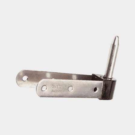 Roderbeslag Barton hane rostfritt 22mm, Ø9,5mm