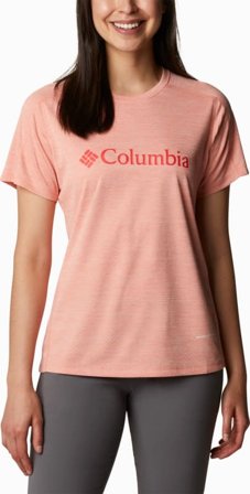 Columbia Montrail Women ́s Zero Rules Graphic Crew Women short-sleeved sweaters Pink L