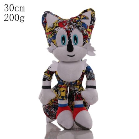 8-tums Sonic the Hedgehog plyschleksak, söt animeleksak