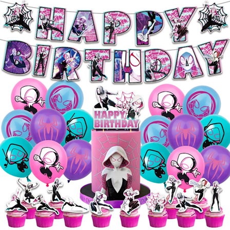 Spidergirl Spider-Gwen Kalasdekorationer Set