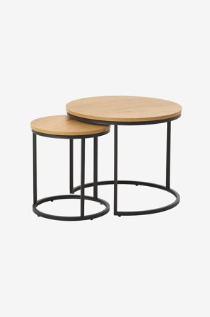 Håum - Cosmo Satsbord Ø60 - Svart - Soffbord - Från Homeroom