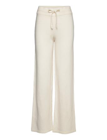 D1. Lounge Pants Collegehousut Olohousut Kermanvärinen GANT