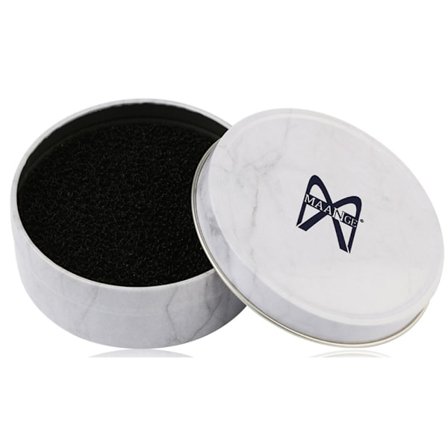 Maange Makeup Sminkpulverborttagningssvamp med Metal Box.