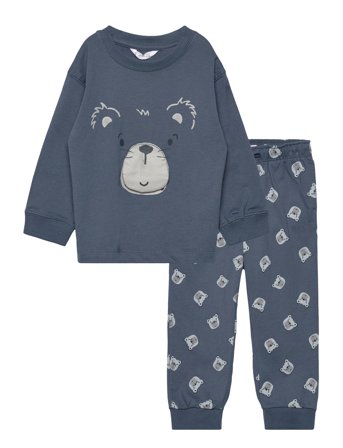 Mango Printed Long Pyjamas - Blue - 2-3