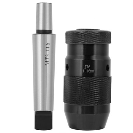MT3 JT6 1-16MM Selvstrammende Borechuck Automatisk Låsende Nøkkelfri Borechuck