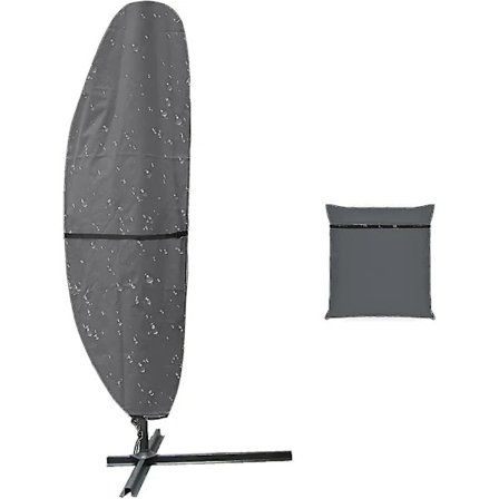 Bananparasollbeskyttelse med glidelås for 9-13 fot Cantilever-parasoller, Uteplass