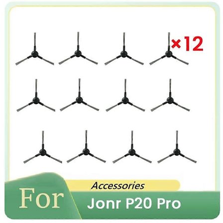 12 st Sidoborstar för P20 Pro Robotdammsugare Reservdelar