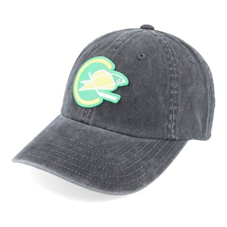 American Needle - Oakland Seals Archive Black Dad Cap Unconstructed Black Cap - @ Hatstore
