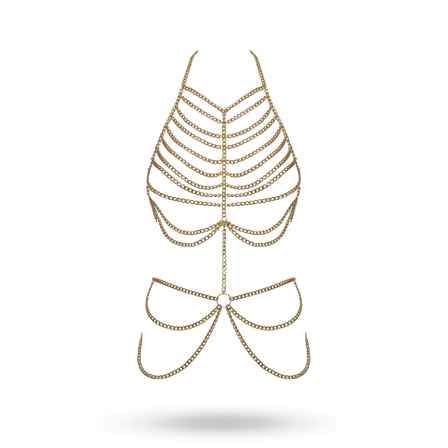 Cottelli Collection: Body Chain Gold - Sexleker Vuxen: Rollespill