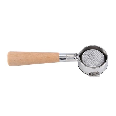 58mm Binaural Kaffemaskin Bottomless Portafilter Filterholder E61 Trehåndtak Tilbehør Lig