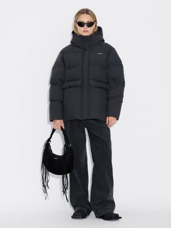 Holzweiler - Besseggen Down Jacket - Dk. Grey - Womens - XXS