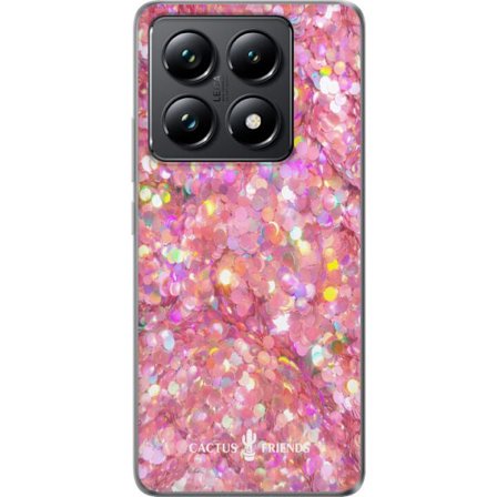 Yhteensopiva Puhelinkuori Xiaomi Xiaomi 14T Pro Cactus and Friends – PinkGlitter