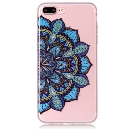 Mönster Av Blå Blomma -skal För Iphone 7/8 Plus Multifärg