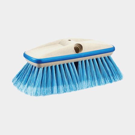 Boat brush with bumper Star Brite Deluxe Block Brush with Bumper, Extend-A-Brush connection & threaded, medium, 20 cm, blue