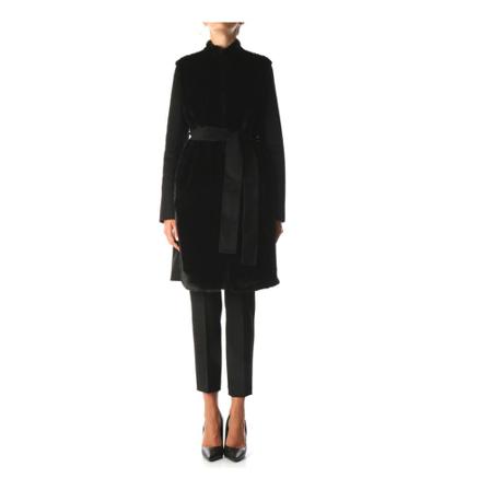 Twinset - Ullkappor - Svart - Dam - Storlek: S, Dam, Storlek: S