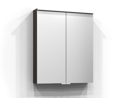 Svedbergs Sarek Spegelskåp med LED-belysning Brun Ask, Badrum